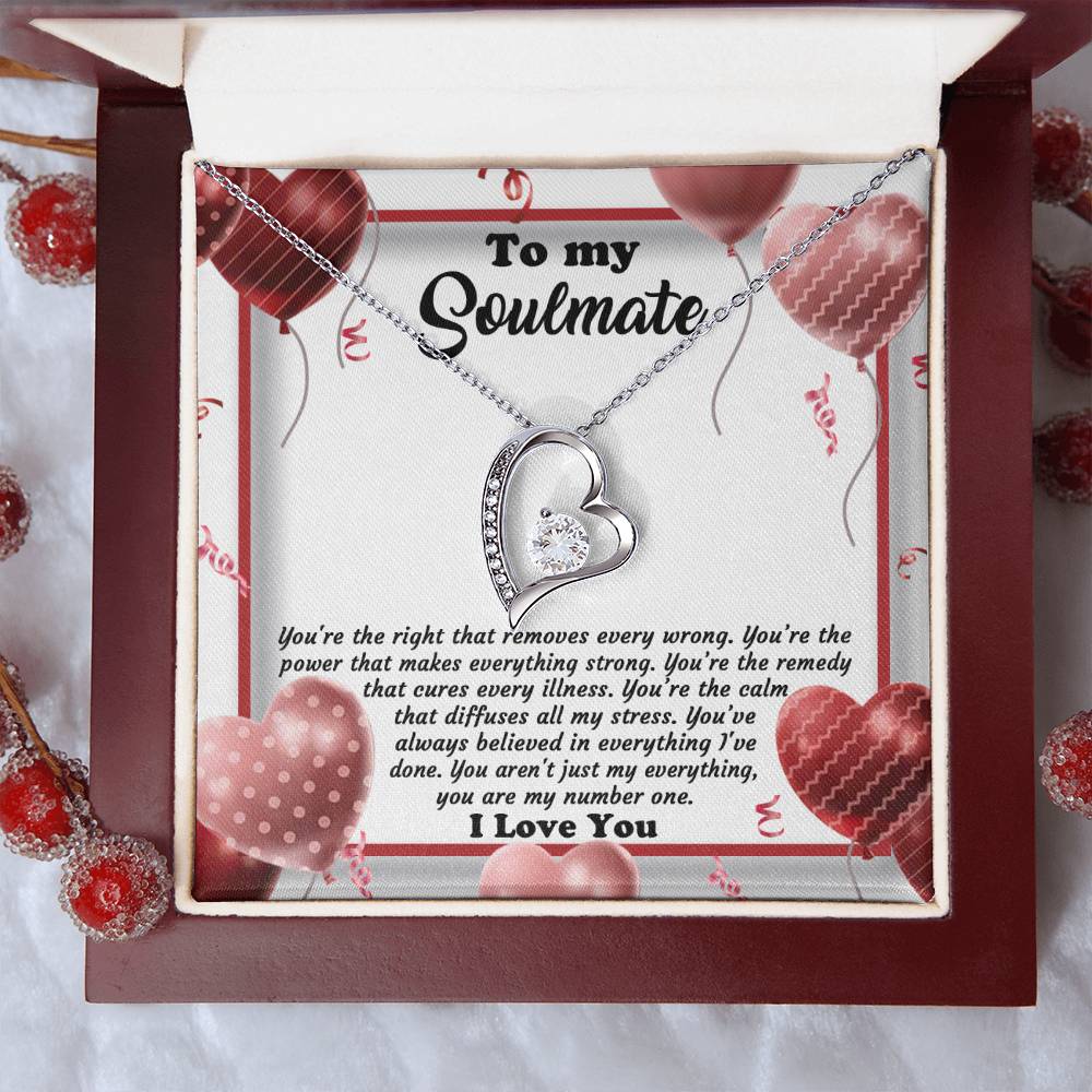 Valentine's Day Necklace Gift - Soulmate My Number One