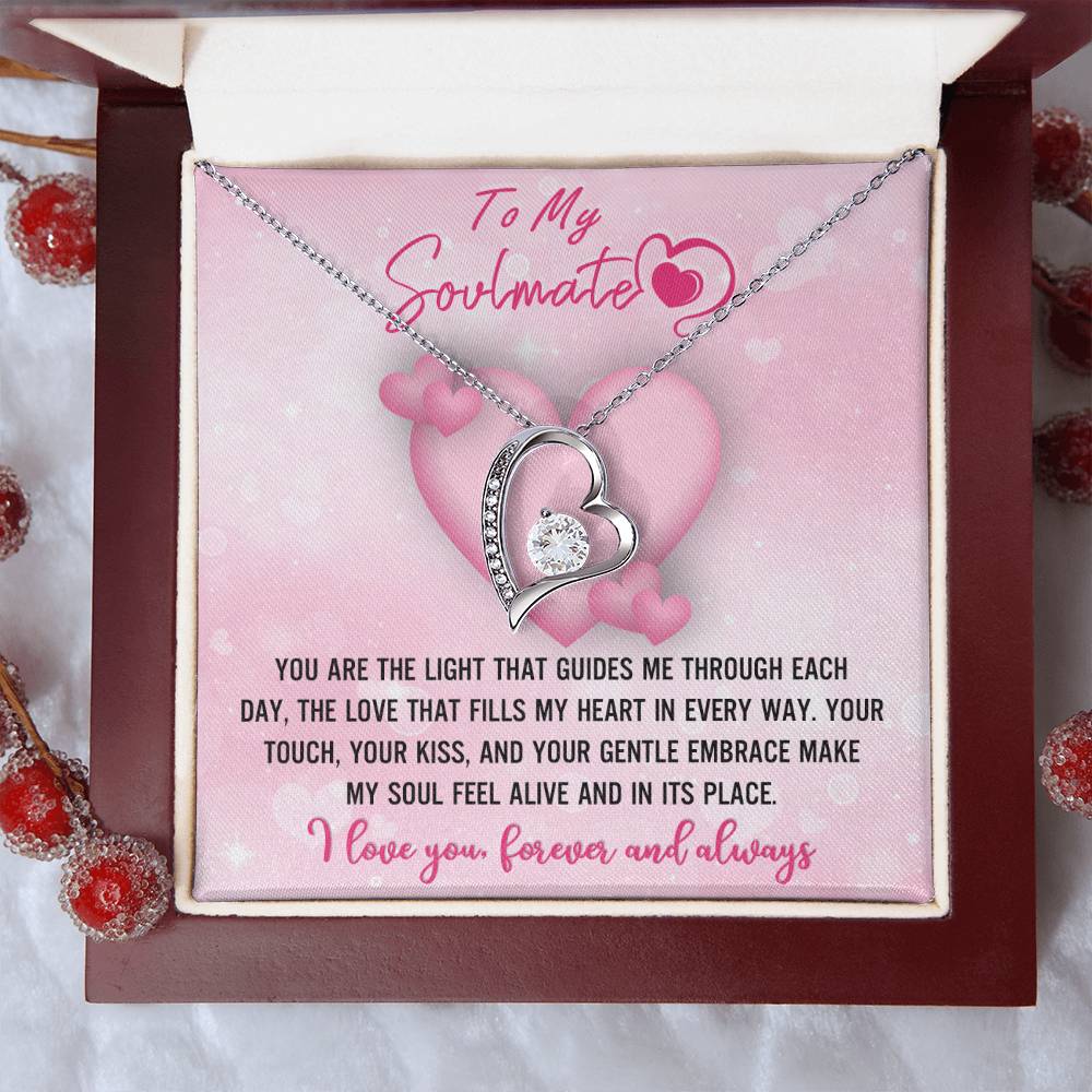 Valentine's Day Necklace Gift - Soulmate The Light