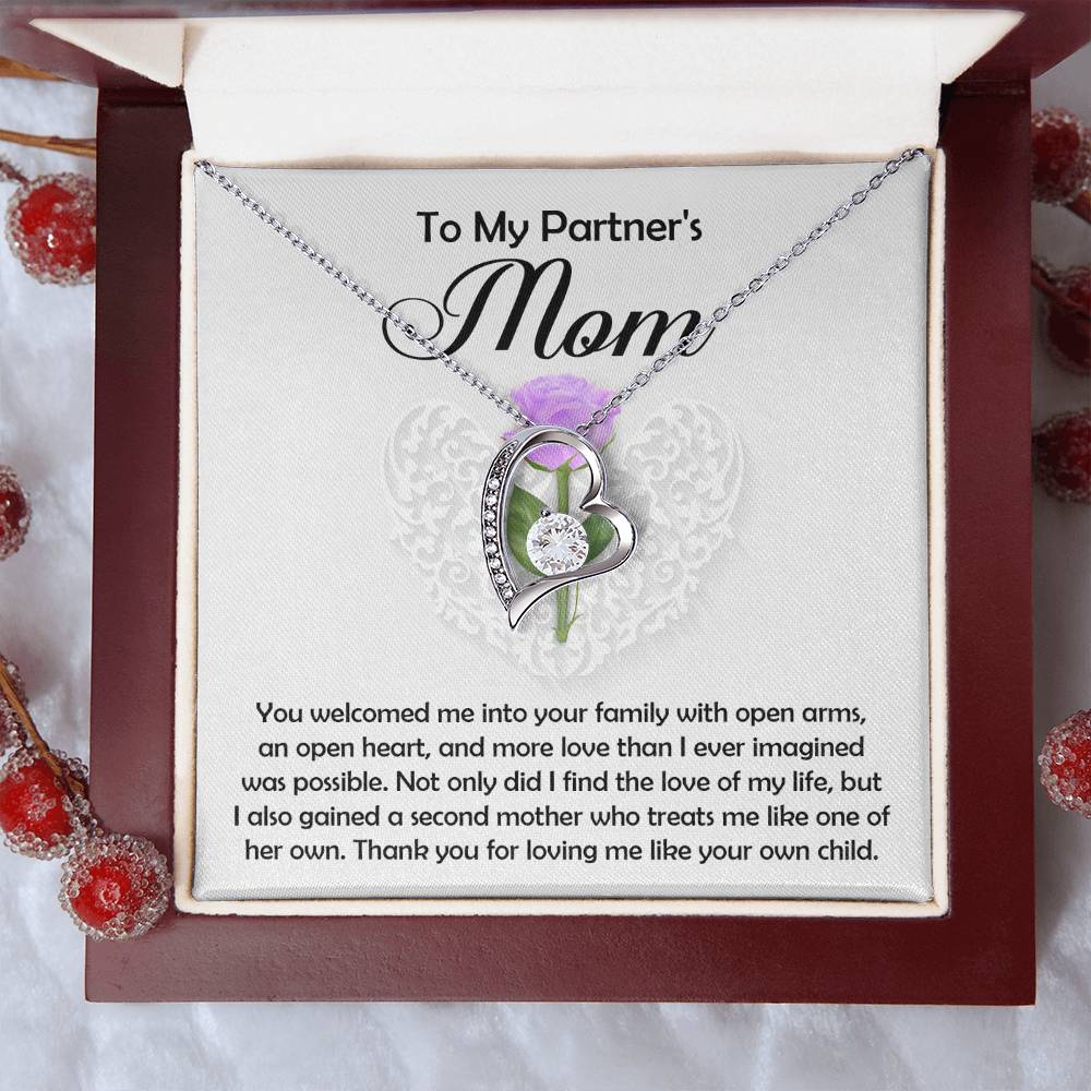 Necklace Gift For Partner's Mom - A Second Mother