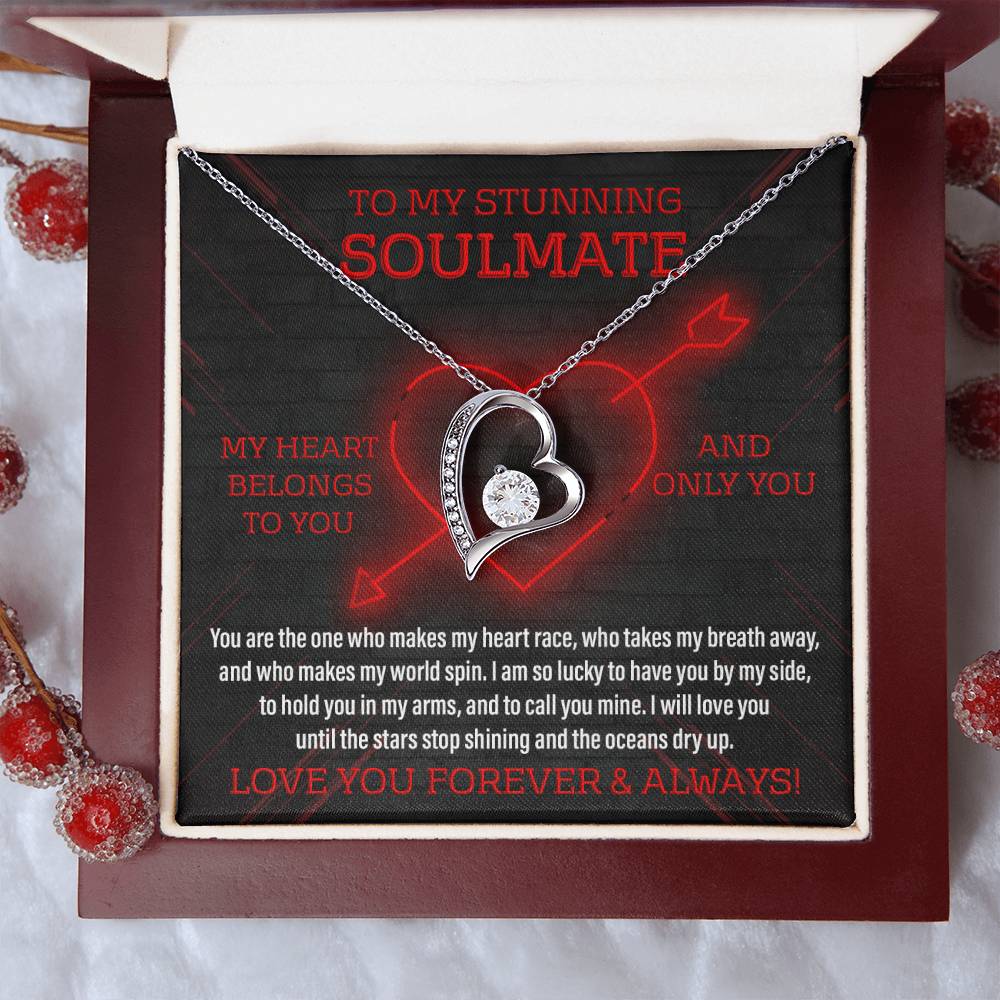 Valentine's Day Necklace Gift - Soulmate Call You Mine