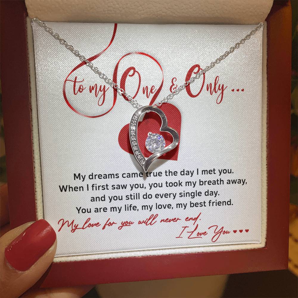 Valentine's Day Necklace Gift - Soulmate Never End