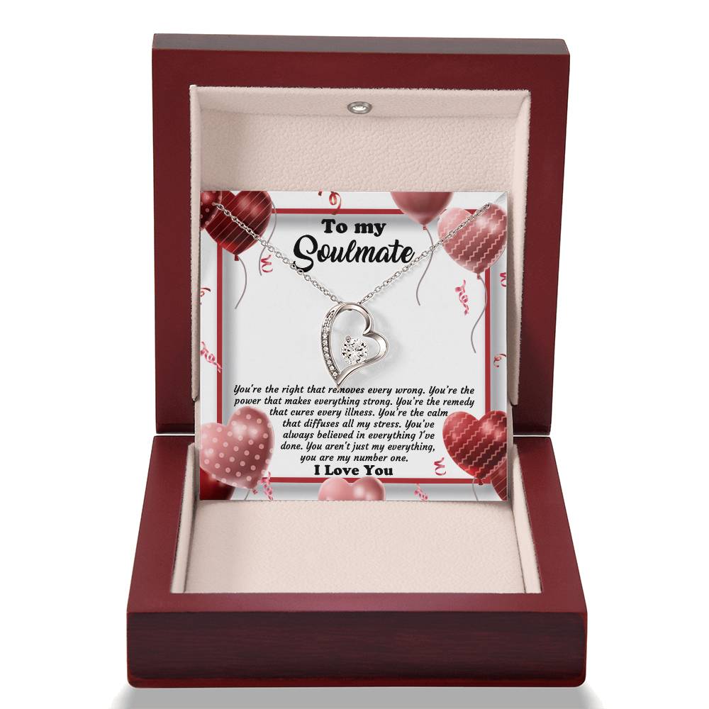 Valentine's Day Necklace Gift - Soulmate My Number One