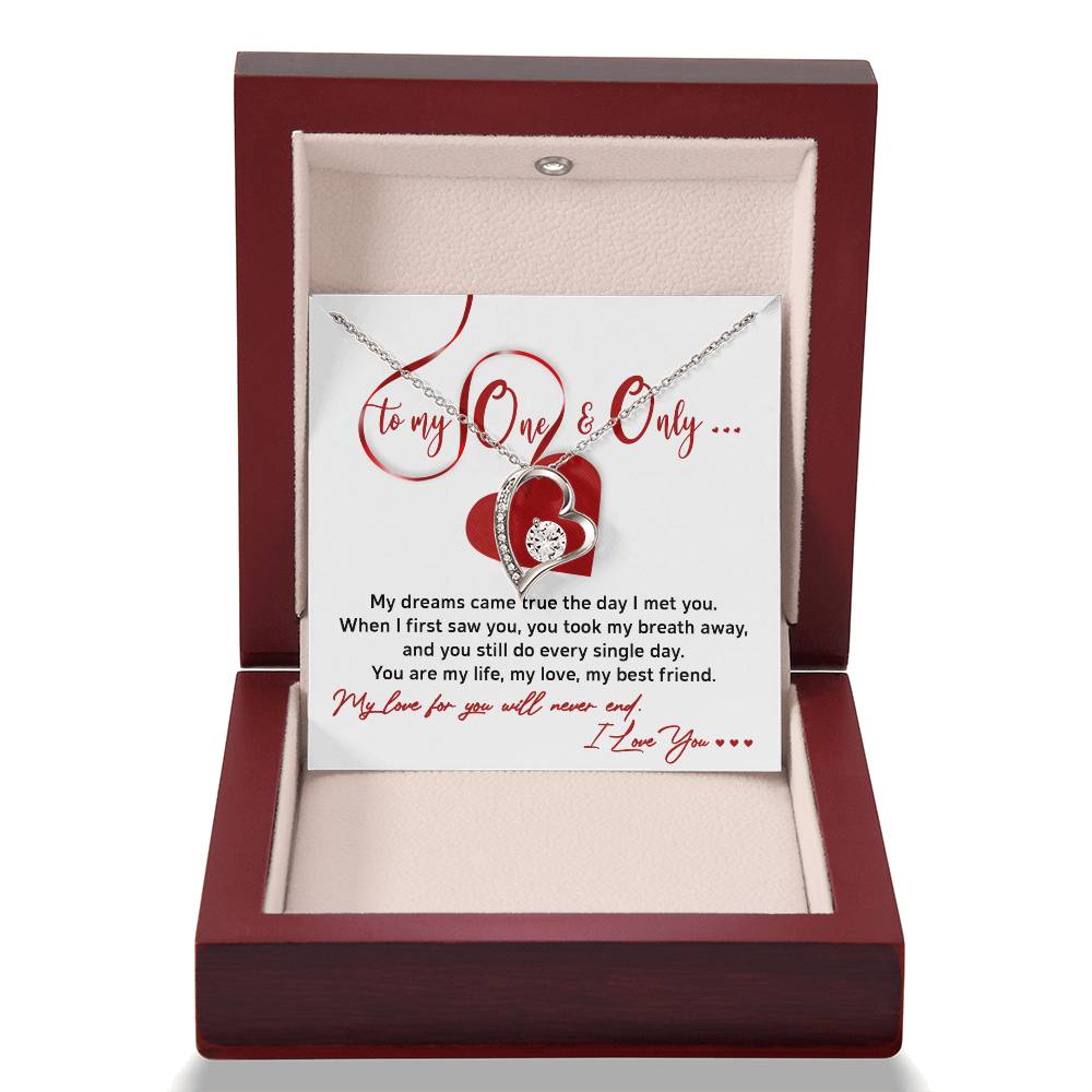 Valentine's Day Necklace Gift - Soulmate Never End