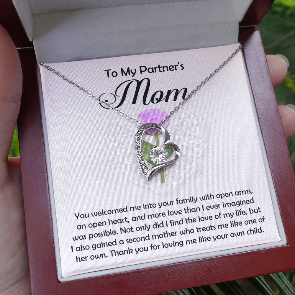 Necklace Gift For Partner's Mom - A Second Mother