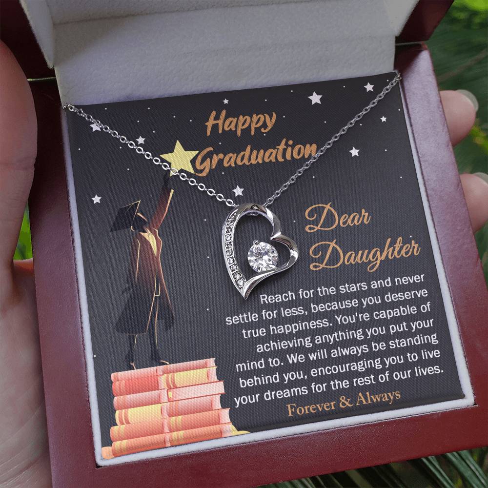 Necklace Gift For Daughter - Happy Graduation