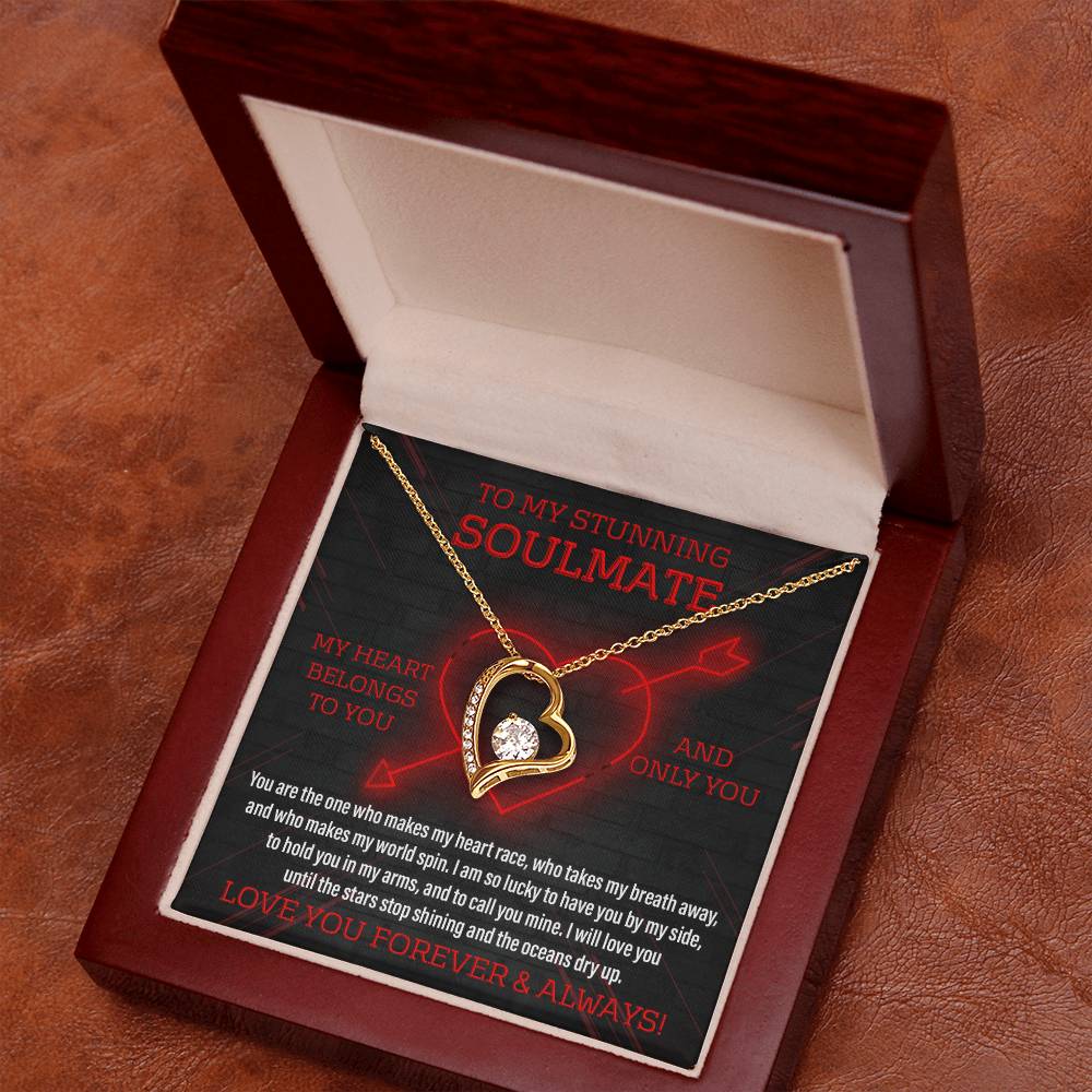 Valentine's Day Necklace Gift - Soulmate Call You Mine
