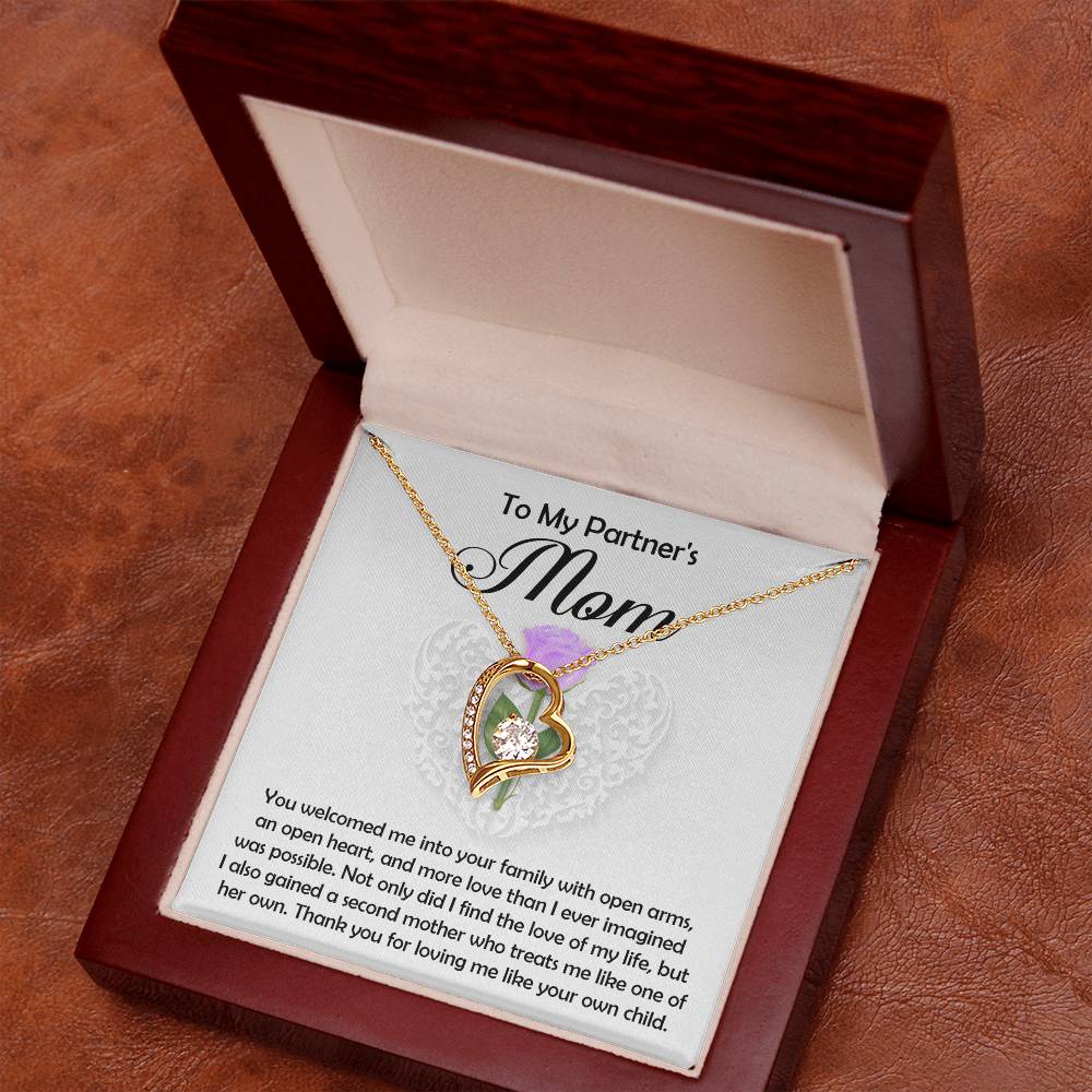 Necklace Gift For Partner's Mom - A Second Mother