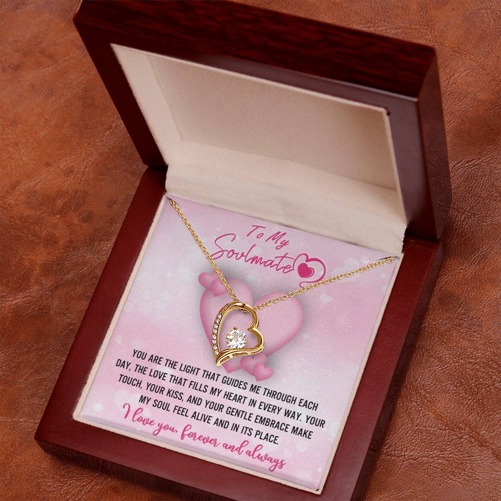 Valentine's Day Necklace Gift - Soulmate The Light