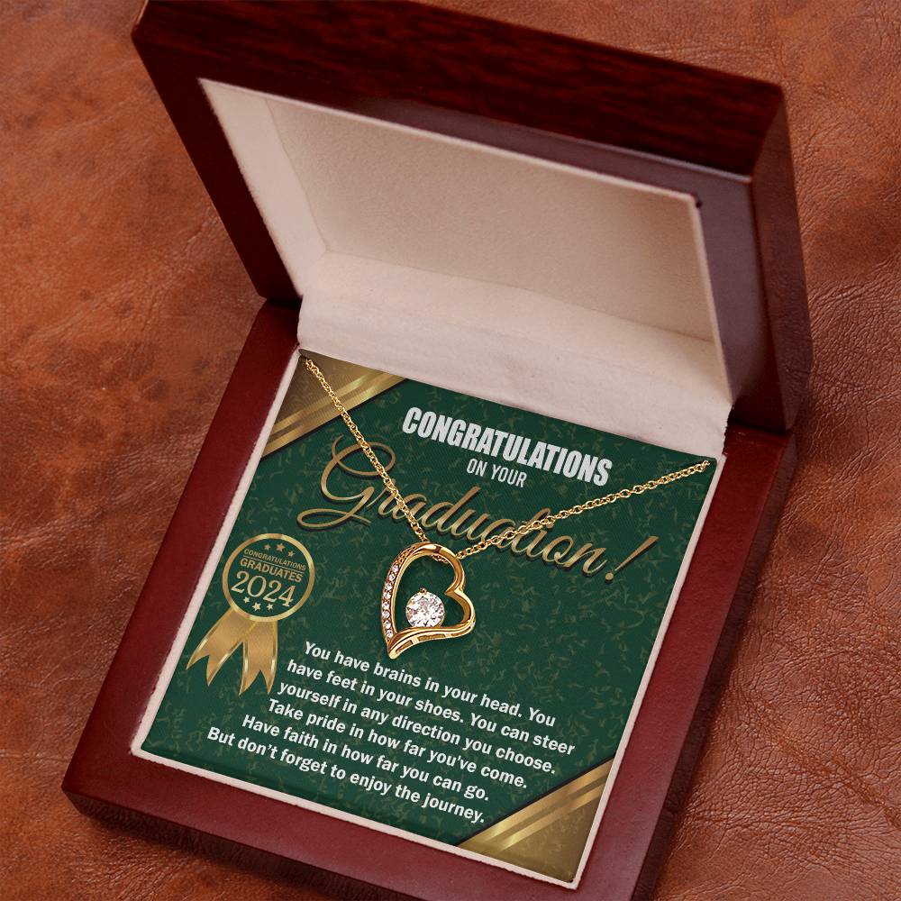 Necklace Graduation Gift - In Any Directions