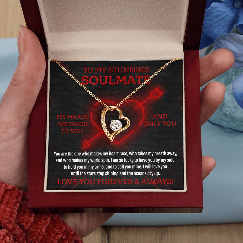 Valentine's Day Necklace Gift - Soulmate Call You Mine