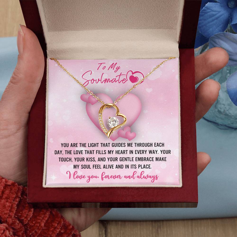 Valentine's Day Necklace Gift - Soulmate The Light