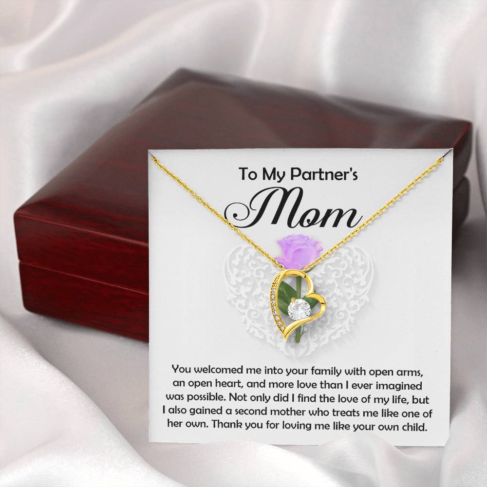 Necklace Gift For Partner's Mom - A Second Mother