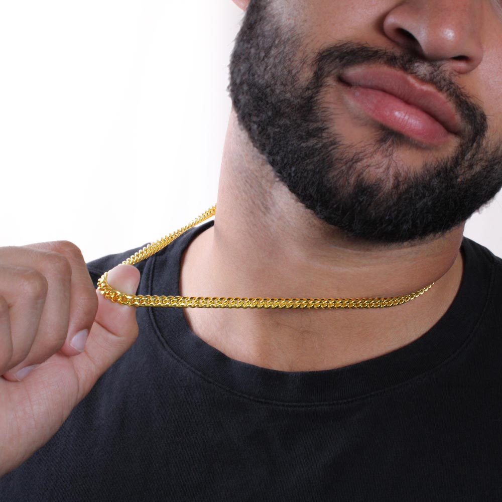 Cuban Link Chain Gift For Dog Dad - Never Take Sides