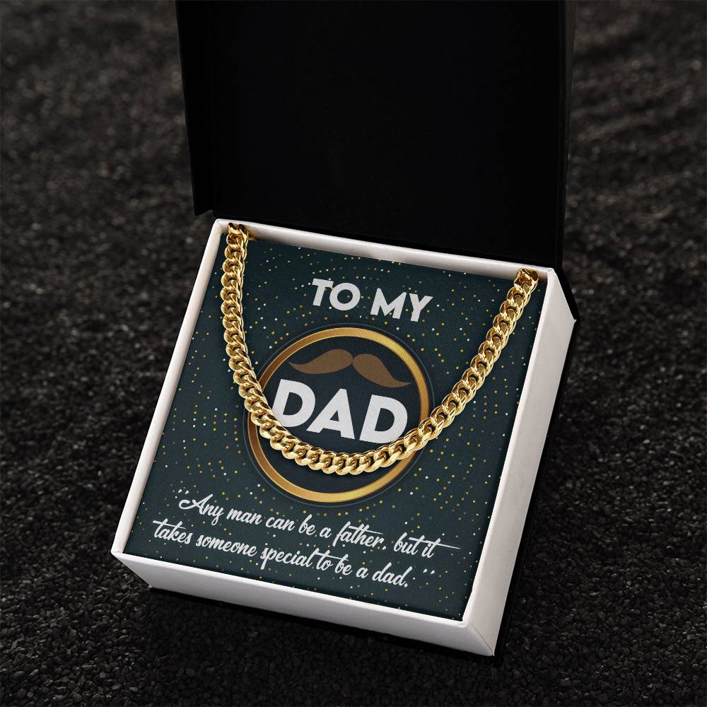 Cuban Link Chain Gift For Dad - Be A Dad