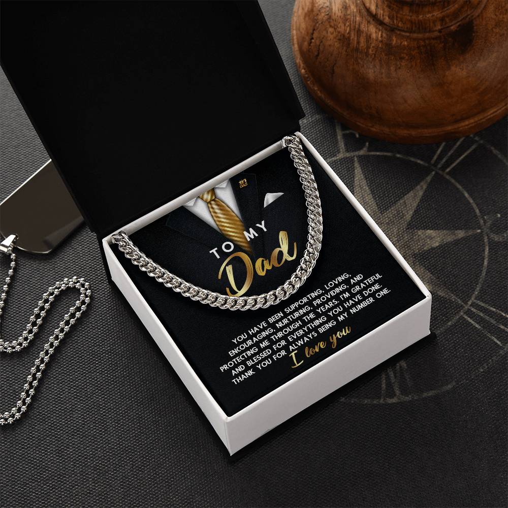 Cuban Link Chain Gift For Dad - Through The Years
