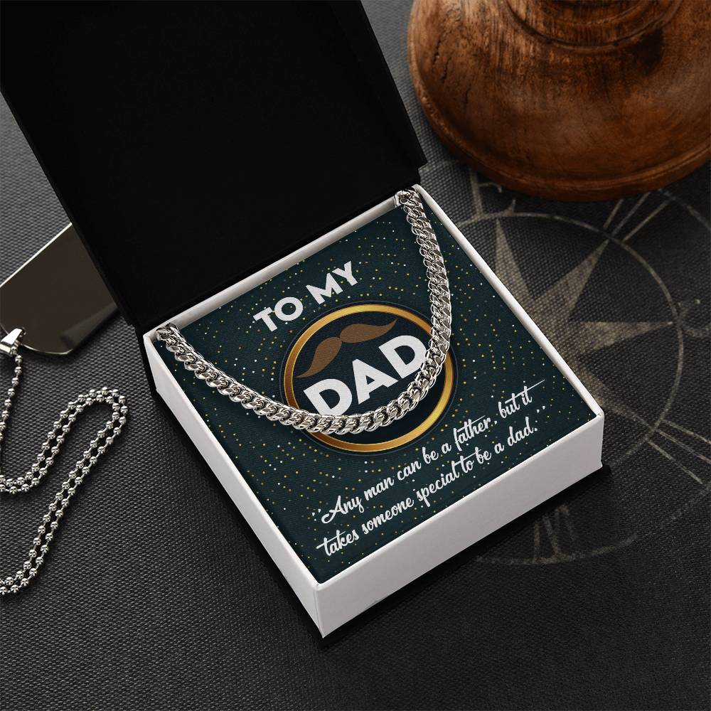 Cuban Link Chain Gift For Dad - Be A Dad