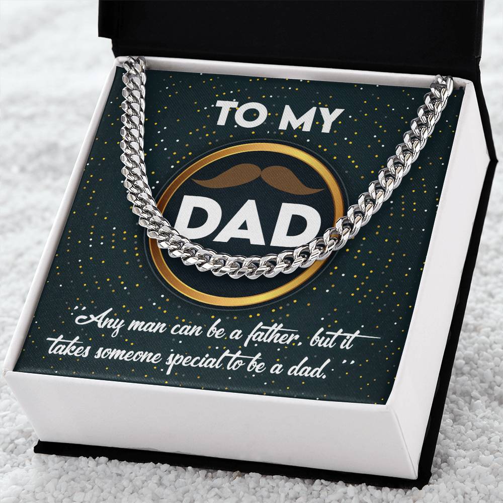 Cuban Link Chain Gift For Dad - Be A Dad