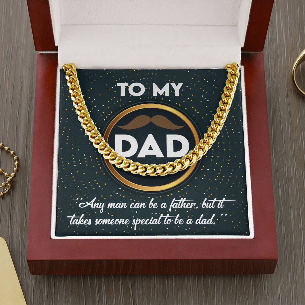 Cuban Link Chain Gift For Dad - Be A Dad