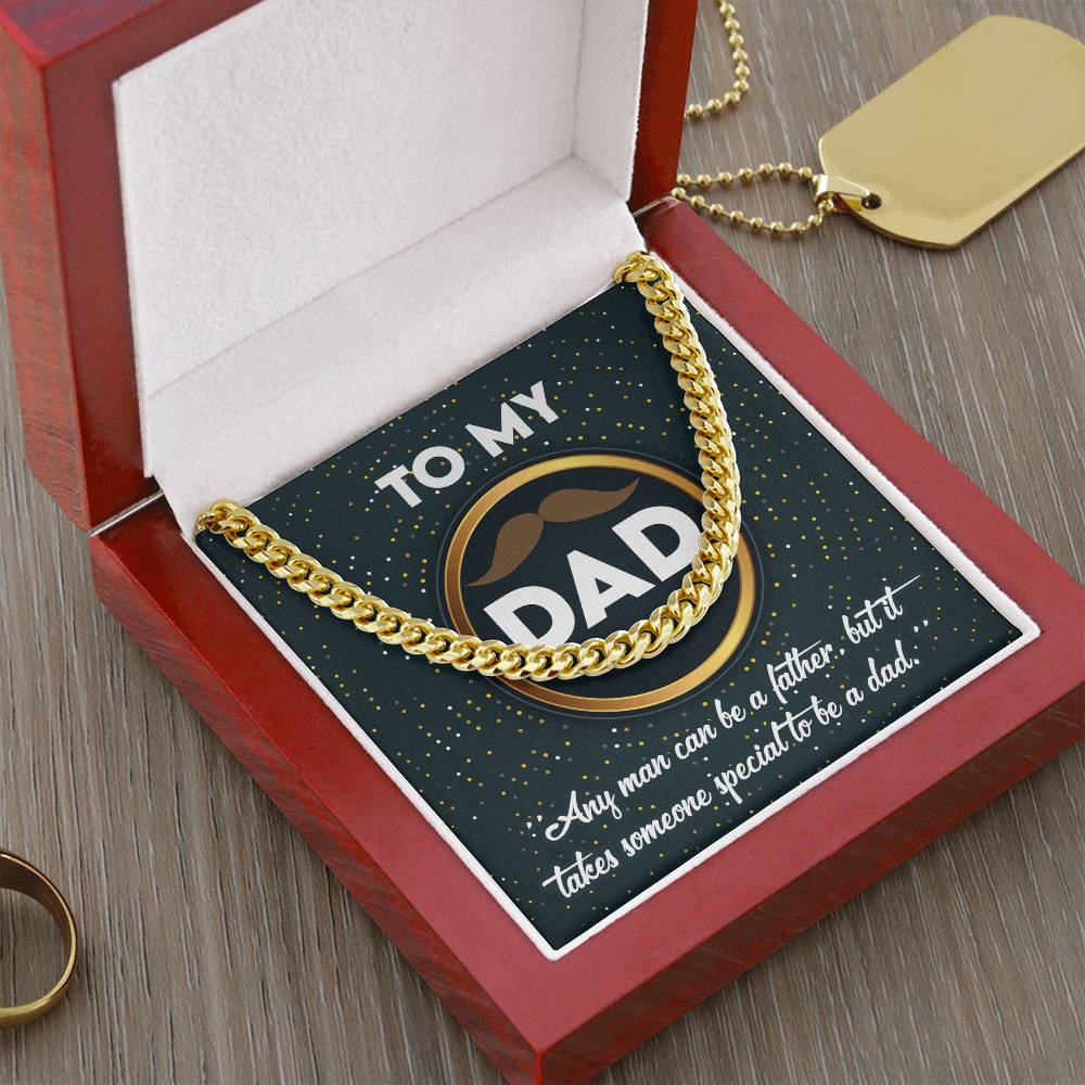 Cuban Link Chain Gift For Dad - Be A Dad