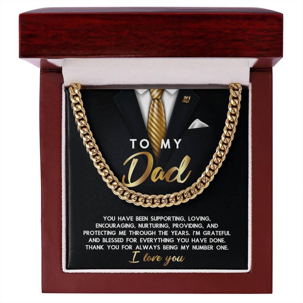 Cuban Link Chain Gift For Dad - Through The Years