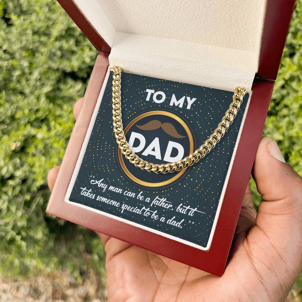 Cuban Link Chain Gift For Dad - Be A Dad