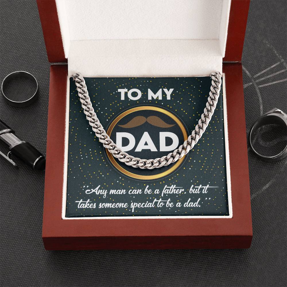 Cuban Link Chain Gift For Dad - Be A Dad