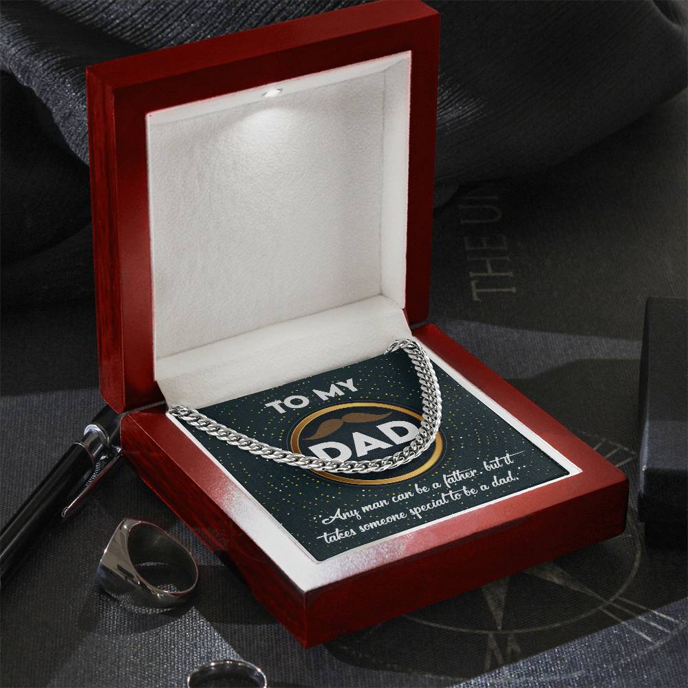 Cuban Link Chain Gift For Dad - Be A Dad