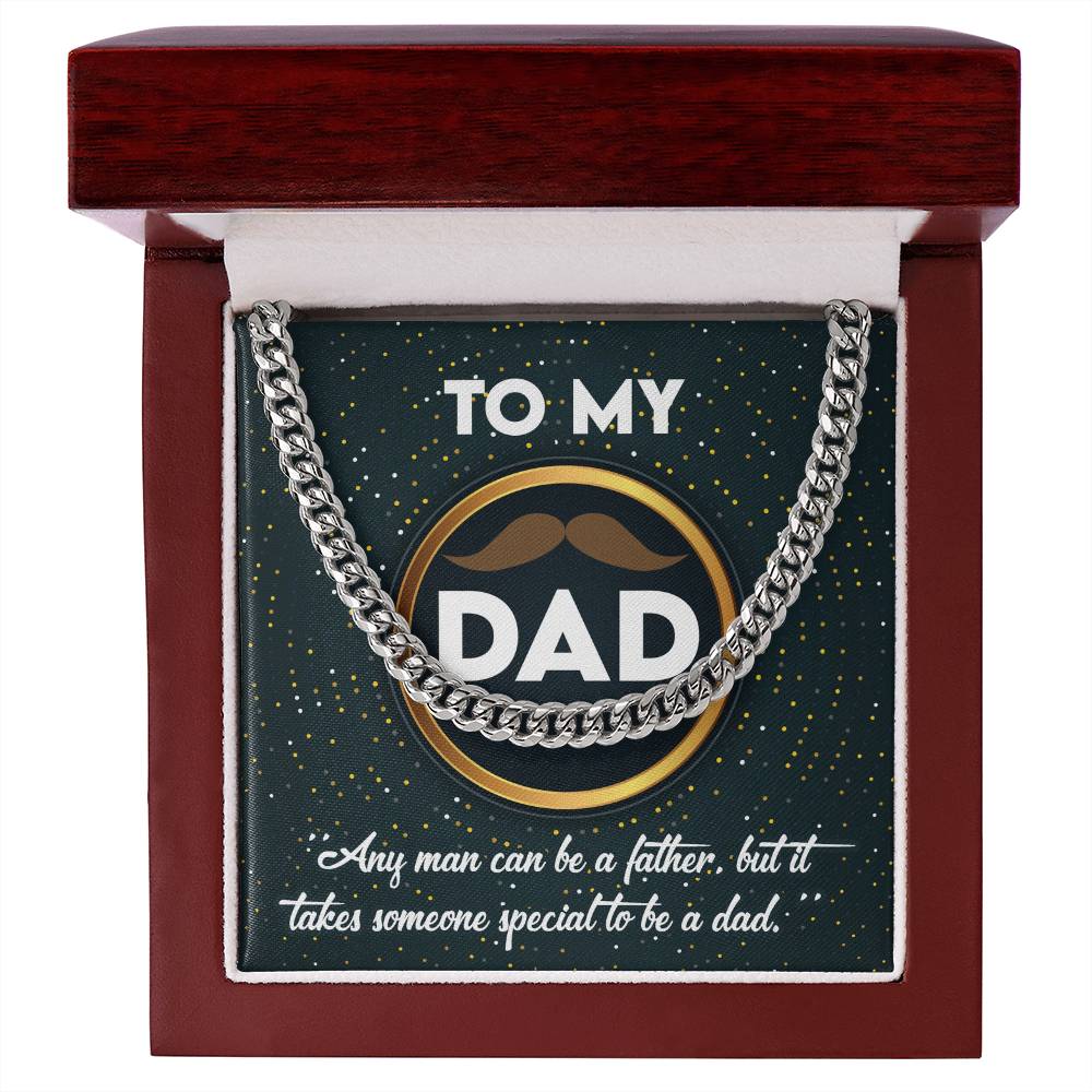 Cuban Link Chain Gift For Dad - Be A Dad