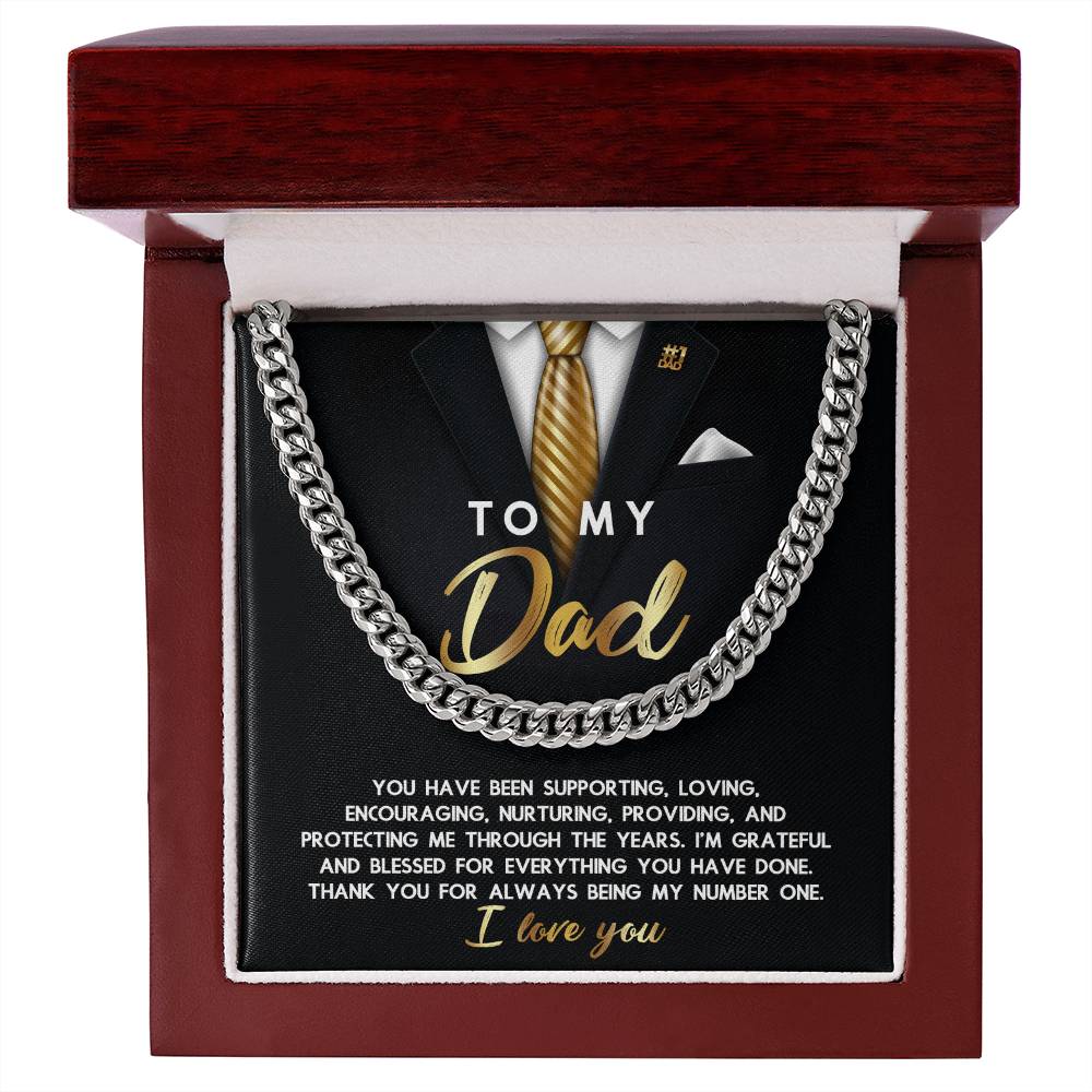 Cuban Link Chain Gift For Dad - Through The Years