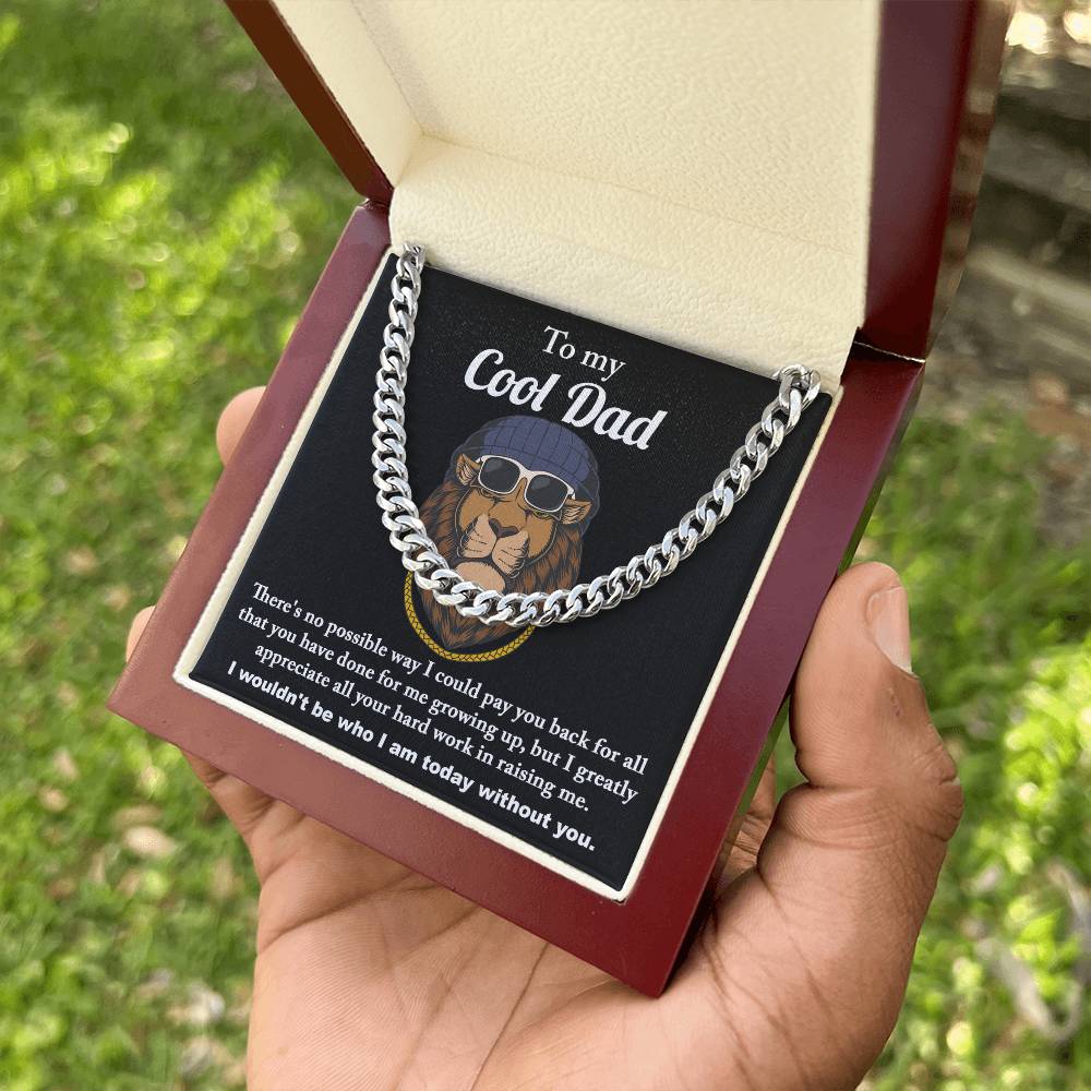 Cuban Link Chain Gift For Dad - Cool Dad