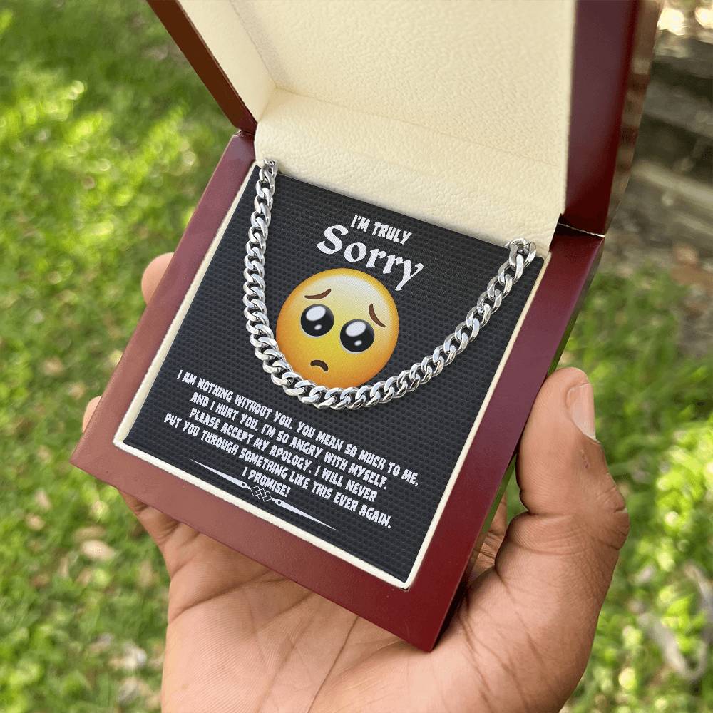 Apology Gift For Men (I'm Sorry) - Accept My Apology