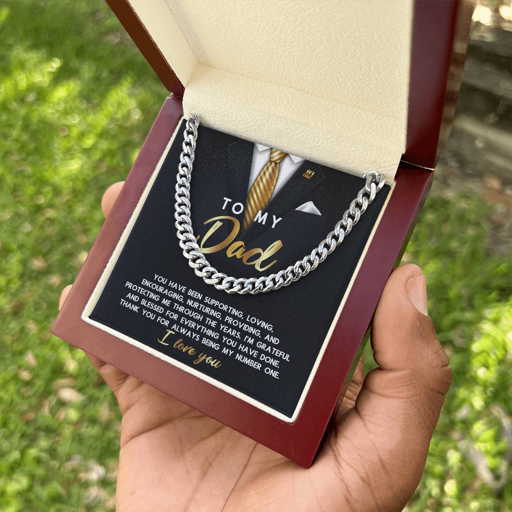 Cuban Link Chain Gift For Dad - Through The Years