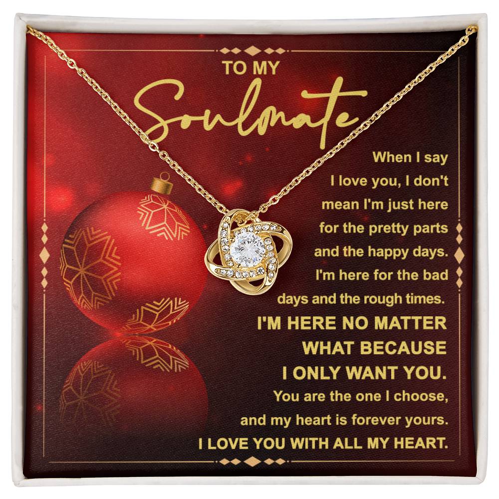 Necklace Gift For Soulmate - I Am Here
