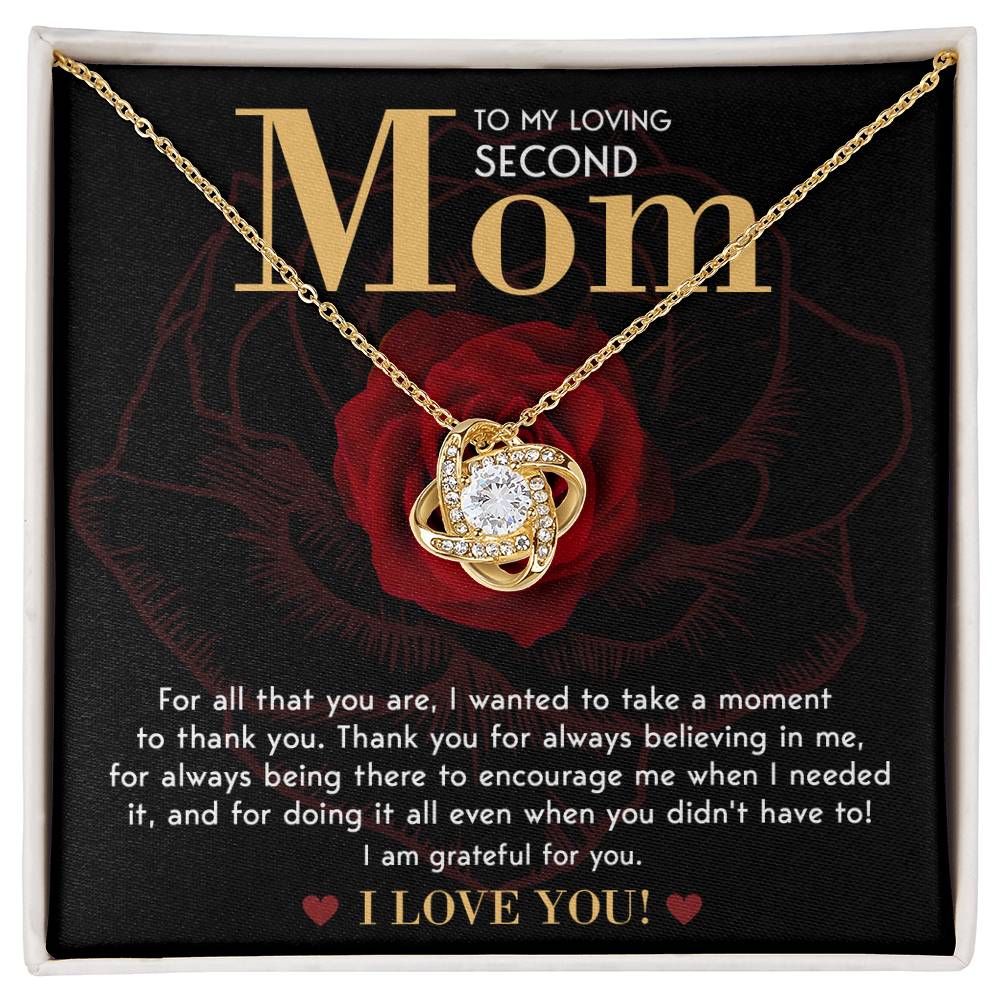 Necklace Gift For Second Mom - Grateful For You