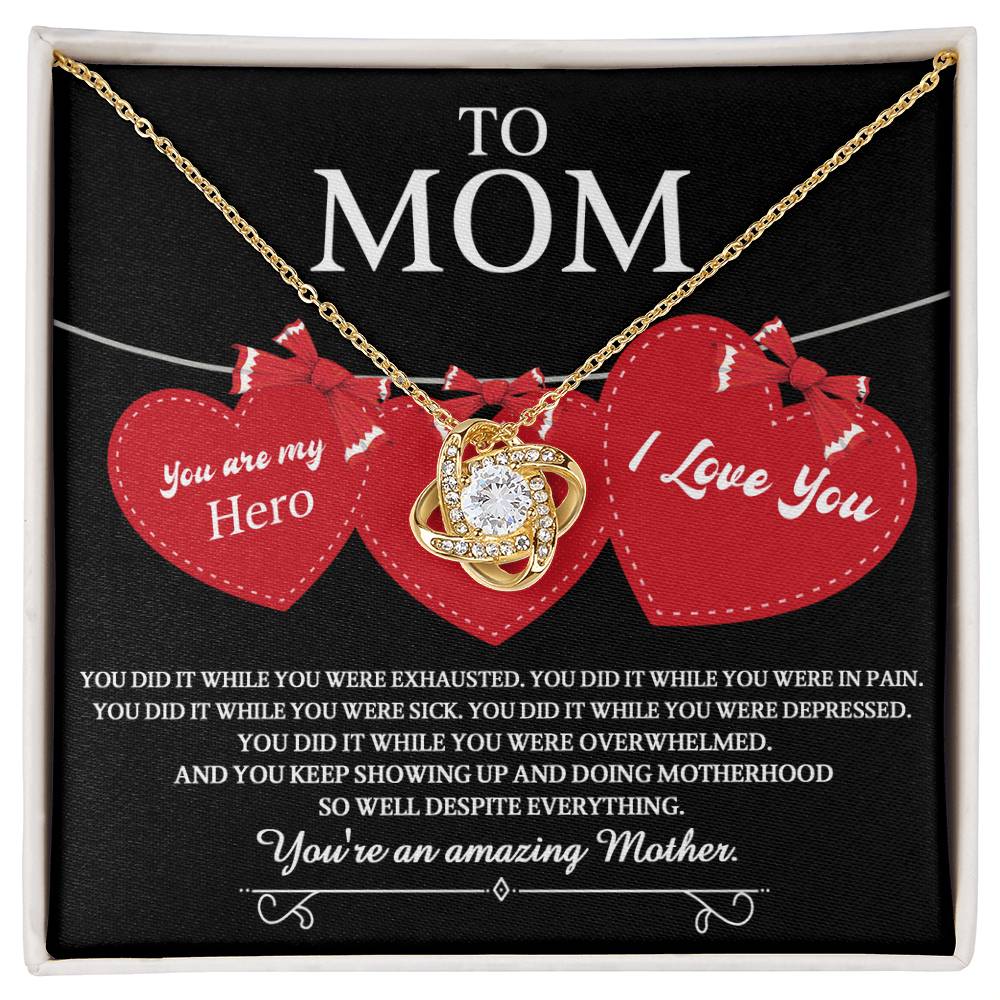Necklace Gift For Mom - You Did It