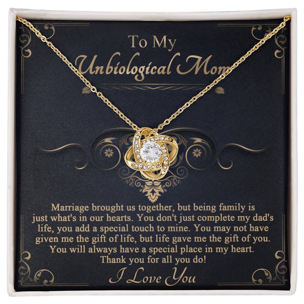 Necklace Gift For Unbiological Mom - In Our Hearts