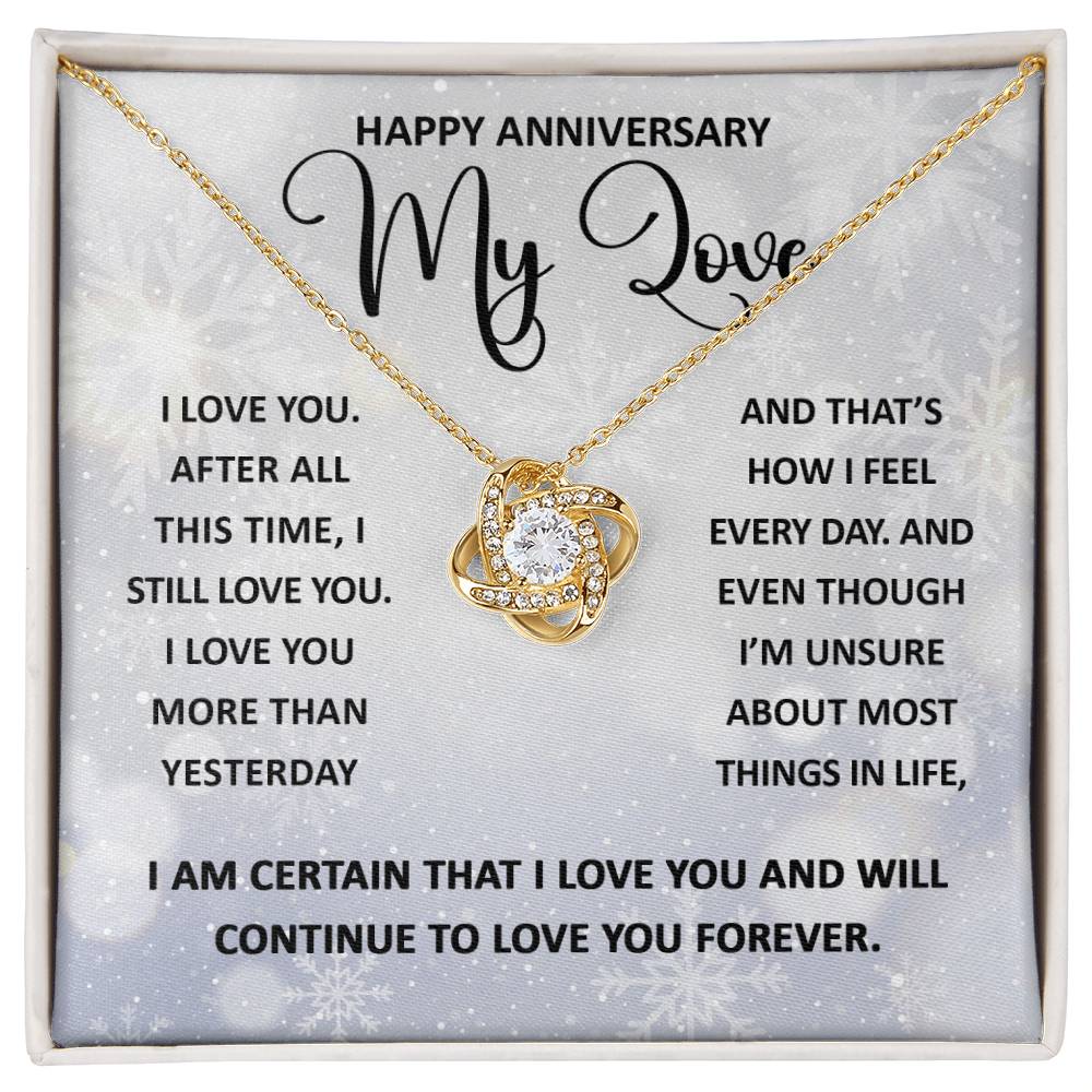 Necklace Anniversary Gift For Wife or Girlfriend - Still Love You