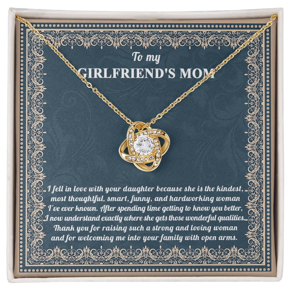 Necklace Gift For Girlfriend's Mom - With Open Arms