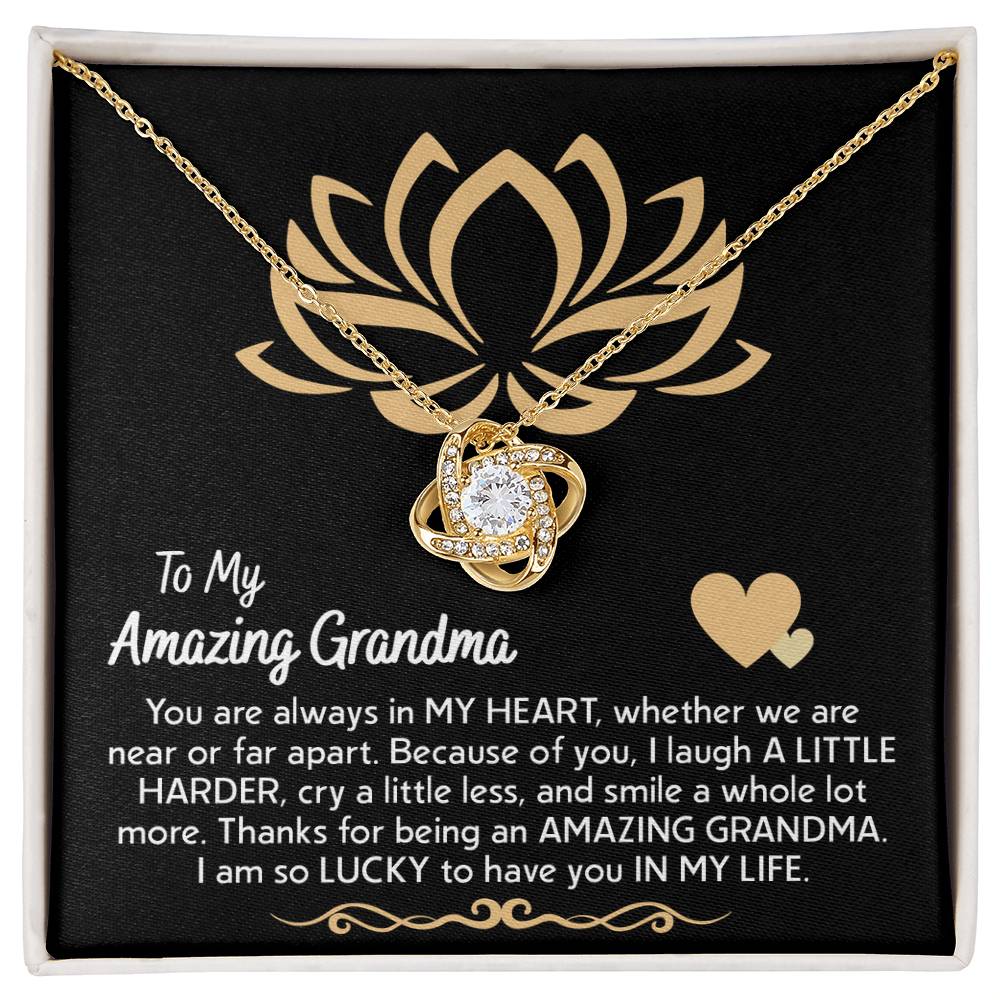 Necklace Gift For Grandma - In My Heart