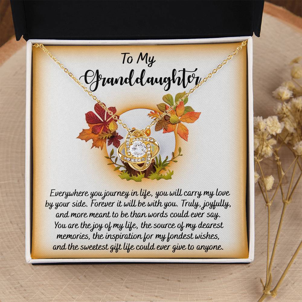 Necklace Gift For Granddaughter - By Your Side