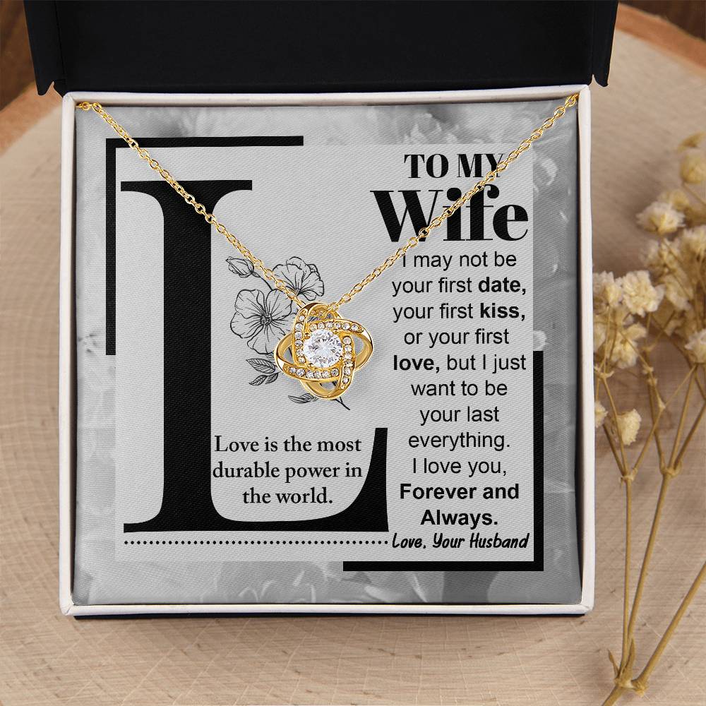 Necklace Gift For Wife - Love Is