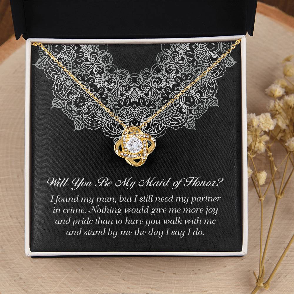Wedding Gift For Maid-of-Honor - Partner In Crime