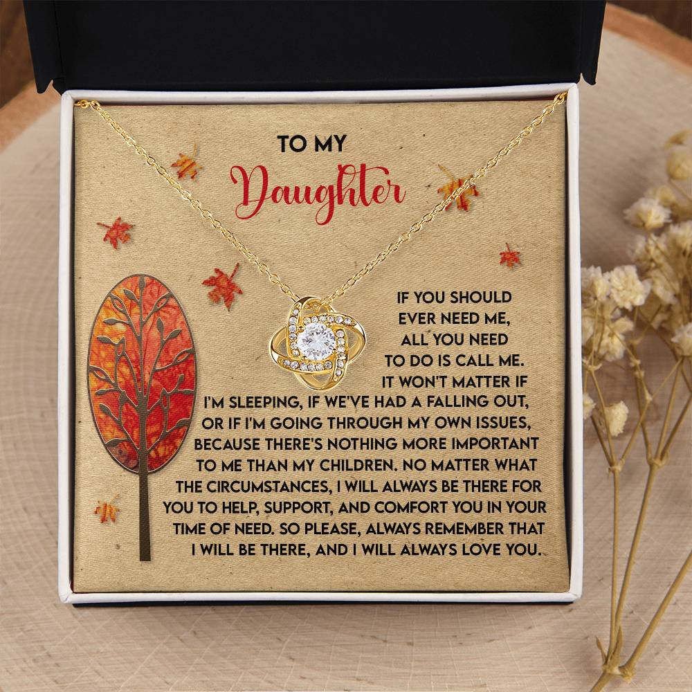 Necklace Gift For Daughter - Always Love You