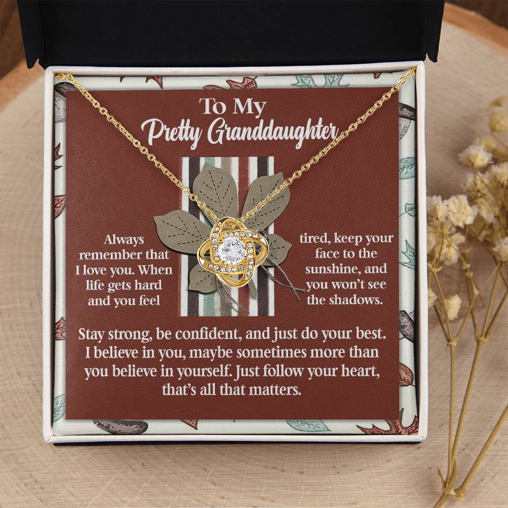 Necklace Gift For Granddaughter - See The Shadows
