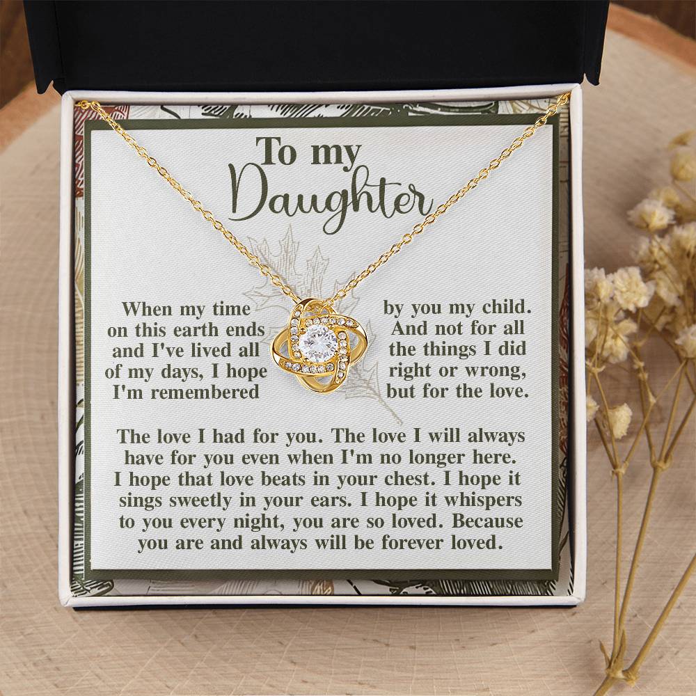 Necklace Gift For Daughter - In Your Ears