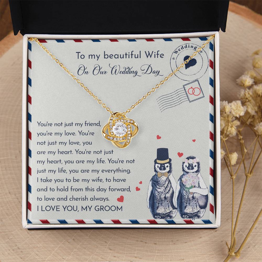 Wedding Day Gift For Wife From Groom - Love And Cherish