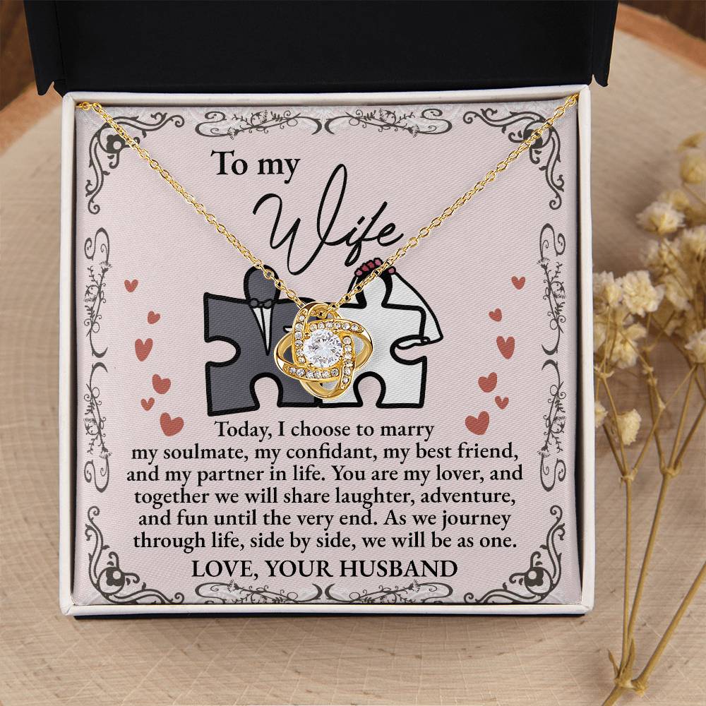 Wedding Day Gift For Wife - Be As One