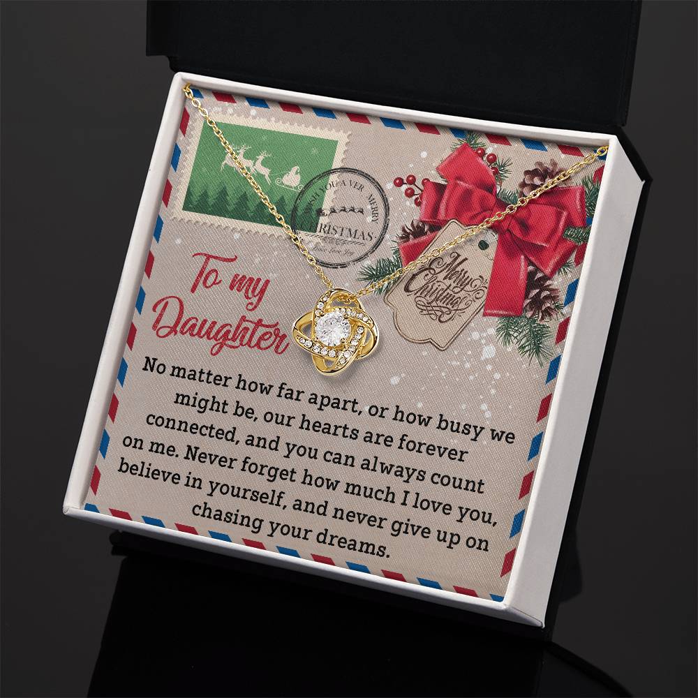 Necklace Gift For Daughter - Forever Connected
