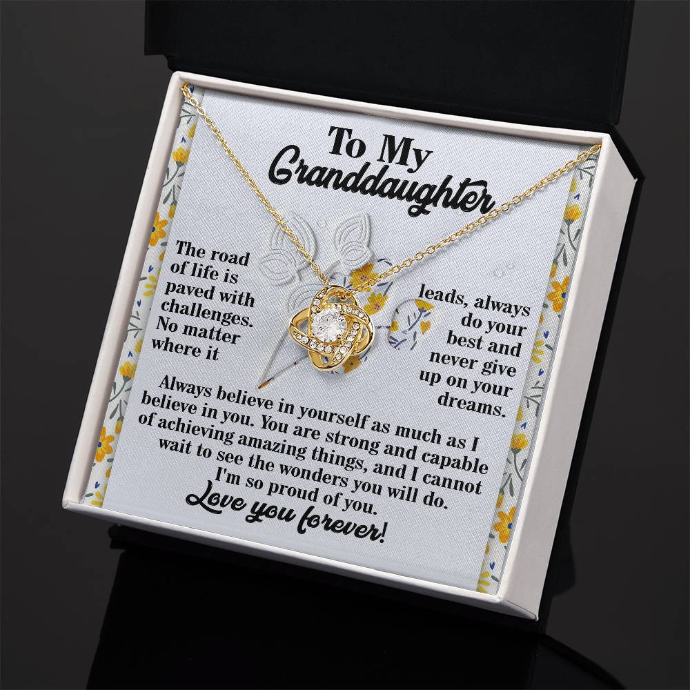 Necklace Gift For Granddaughter - On Your Dreams