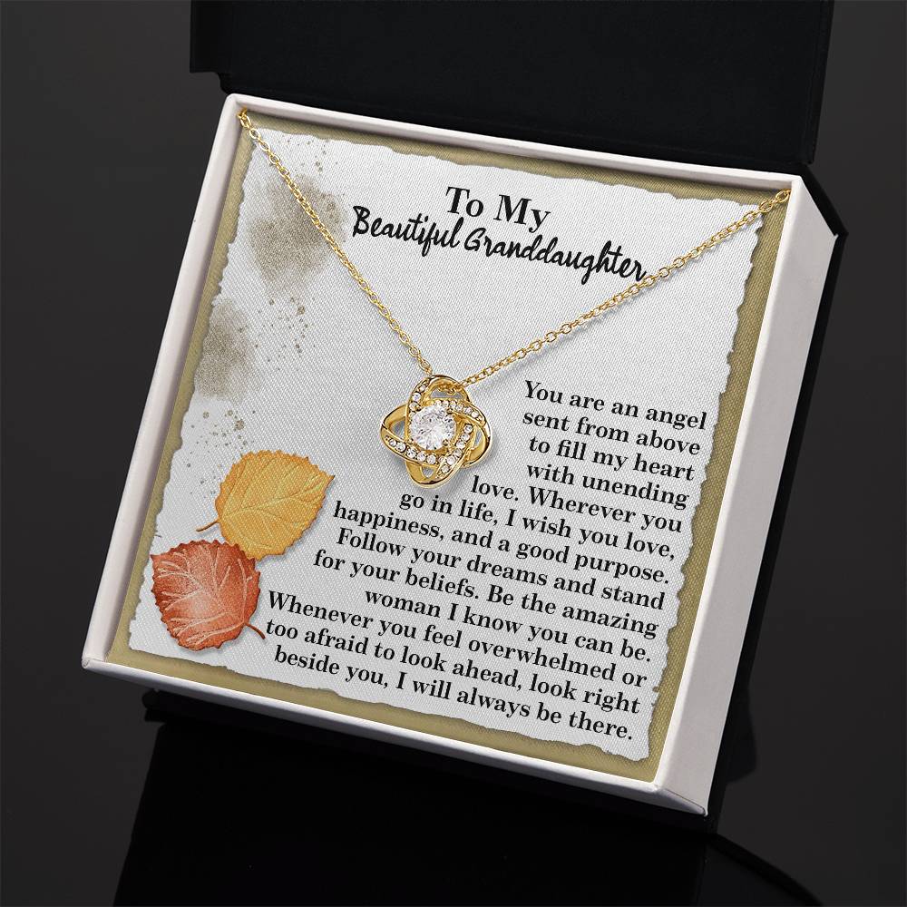 Necklace Gift For Granddaughter - An Angel